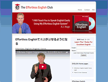 Tablet Screenshot of effortlessenglish.jp